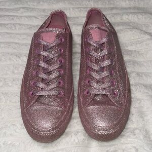 Converse Pink Glitter Athletic Shoes